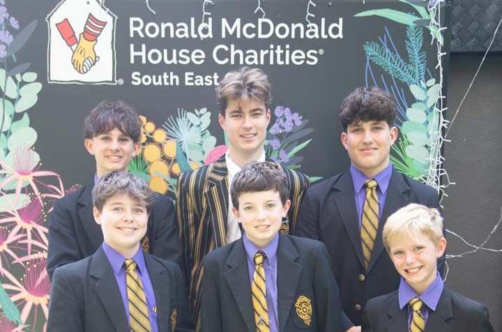 Students are facilitating a 'kids club' in the hope of providing some respite for families. Image: St Laurence’s College