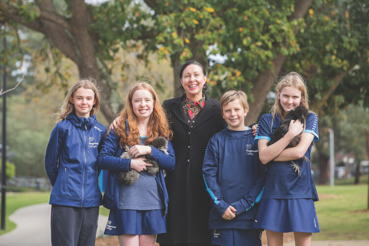 Principal Chrissy Gamble meets weekly with student leadership groups. Image: Kingswood College