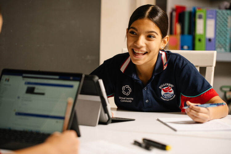 A student from Hillcrest Christian College is featured on the front cover of our Queensland issue. Image: Hillcrest Christian College.