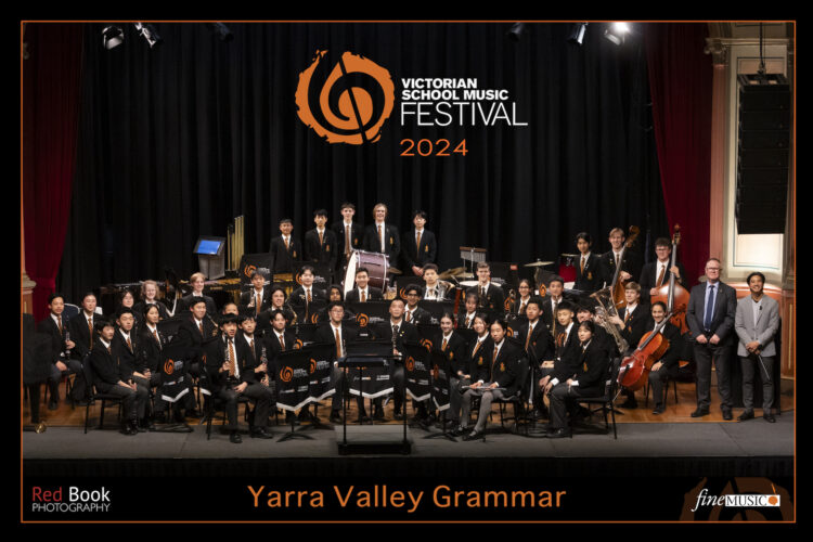 The Symphonic Band claimed a Platinum award for the second consecutive year. Image: Red Book Photography