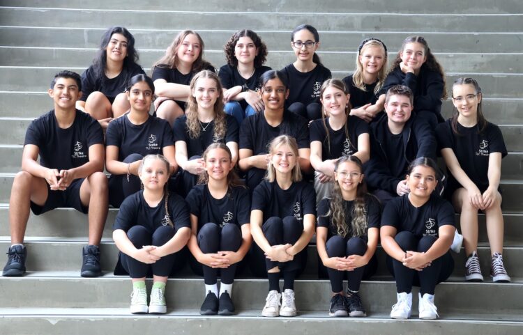 The Lakes College Strike Theatre team comprises 21 students from Year 7-12. Image: The Lakes College