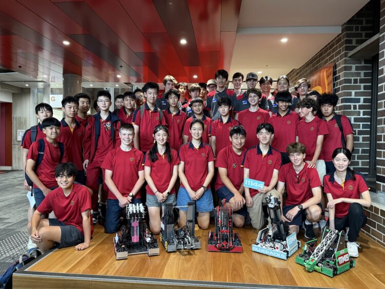 Barker College had 24 teams competing in robotics at a national level. Image: Barker College