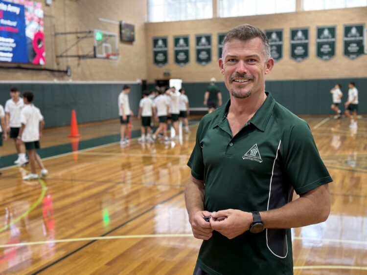 Mr Peter Low is Head of Faculty, Personal Development, Health and Physical Education (PDHPE). Image: Trinity Grammar School.