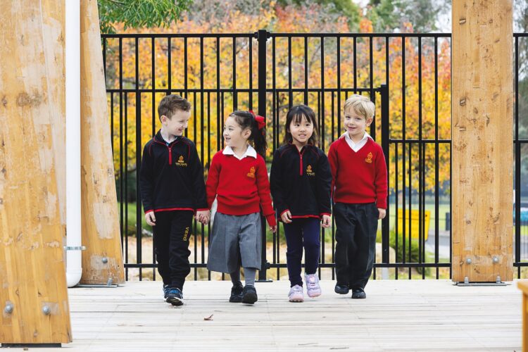 Wellbeing programs begin in early learning. Images: Yarra Valley Grammar