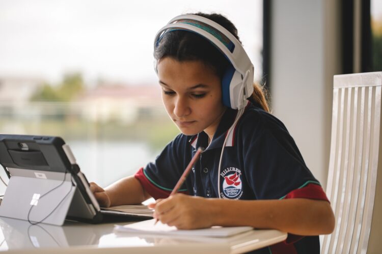 Teachers incorporate biblical perspectives into subject content, encouraging students to explore faith in relation to real-world issues. Image: Hillcrest Christian College
