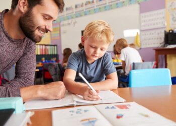 Experts claim men make up less than four per cent of early childhood educators. Image: Monkey Business