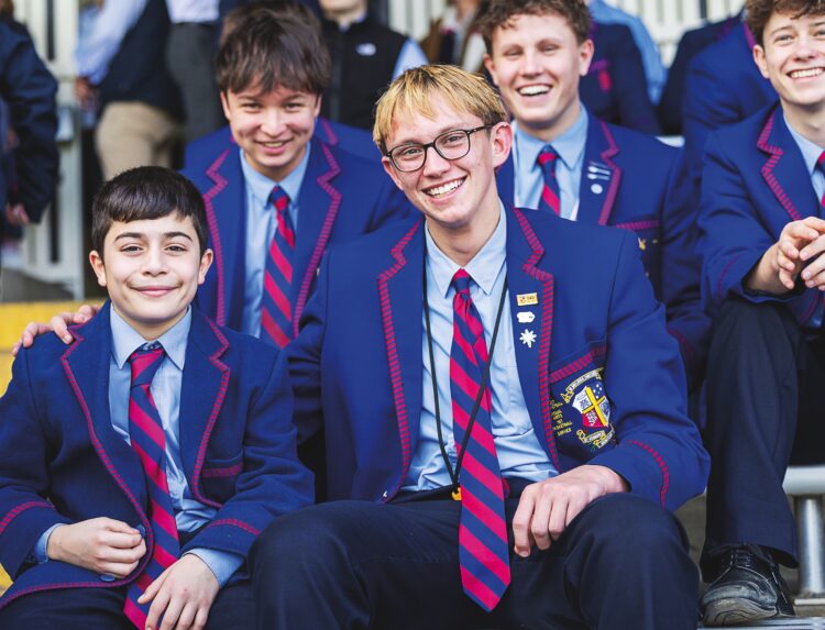 The college encourages students to reflect on their progress and take ownership of their studies. Images: St Joseph’s College