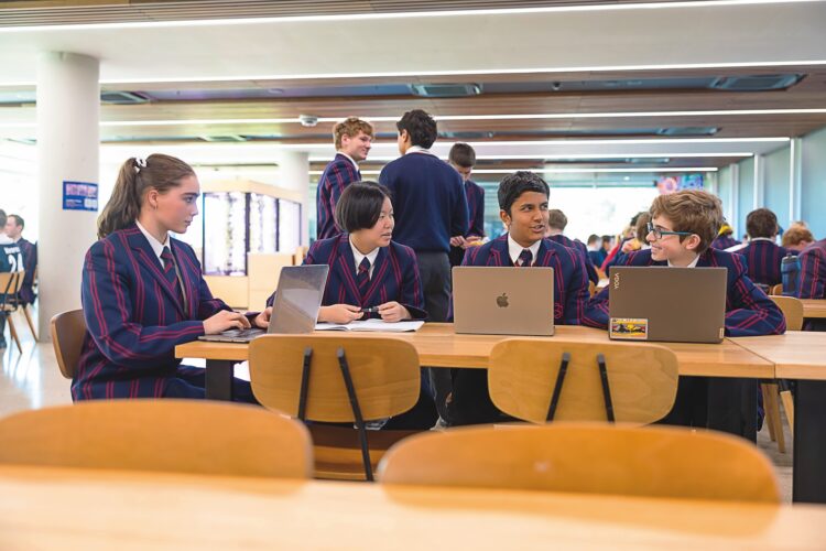 Barker is partnering with leading experts to introduce
AI-powered educational tools that help teachers and students use technology safely, purposefully, and creatively. Image: Grant Leslie Photography