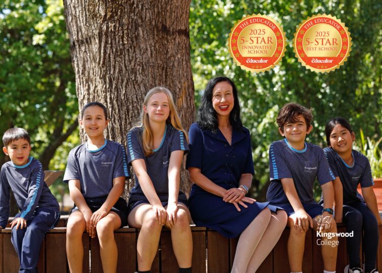 Kingswood's culture of innovation is anchored by Principal Chrissy Gamble and the executive team. Image: Kingswood College