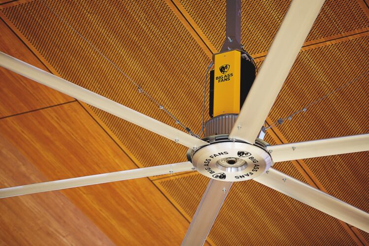 The fans are engineered for durability, with a 15-year warranty. Image: Big Ass Fans