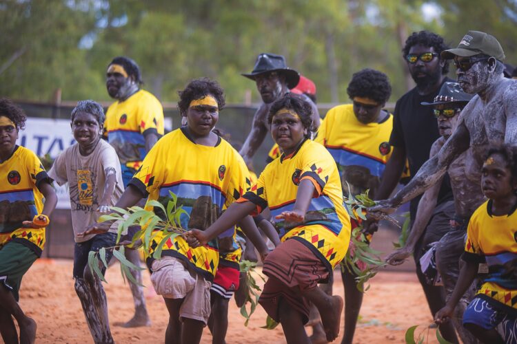 Students, families and elders celebrated the opening of Dhupuma Barker’s new campus in December 2025. Images: Barker College