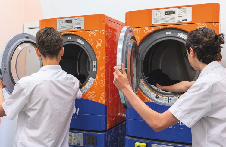 Frankston High School’s experience highlights the potential of the School Laundry Program to improve attendance, participation, and student wellbeing.  Image: Orange Sky