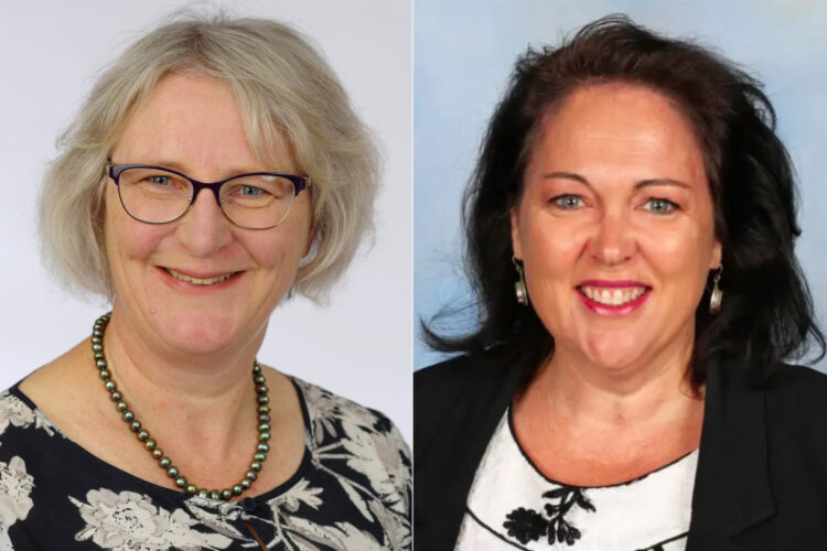 Principals Ruth Winfield (left) from Vincentia High School and Caroline David from Woonona High School
will travel to Harvard Graduate School of Education later this year. Image: NSW Department of Education