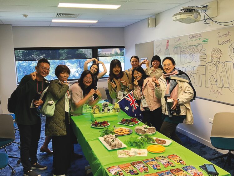 A cohort of Taiwanese secondary school teachers visited Brisbane State High School in July 2025. Image: Janet Schneider