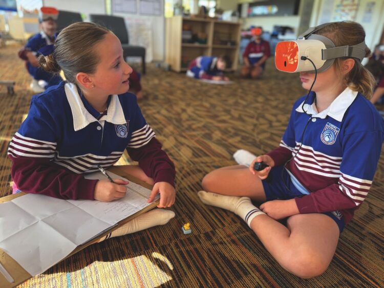 At Kardinia International College, immersive learning is helping to deepen understanding and spark curiosity across a range of curriculum areas. Image: Avantis Education