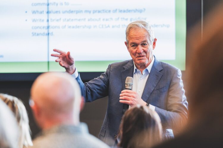 Dr Stephen Brown facilitates the flagship 6R Leadership and LWIE programs alongside an "exceptional" faculty team. Image: The Brown Collective